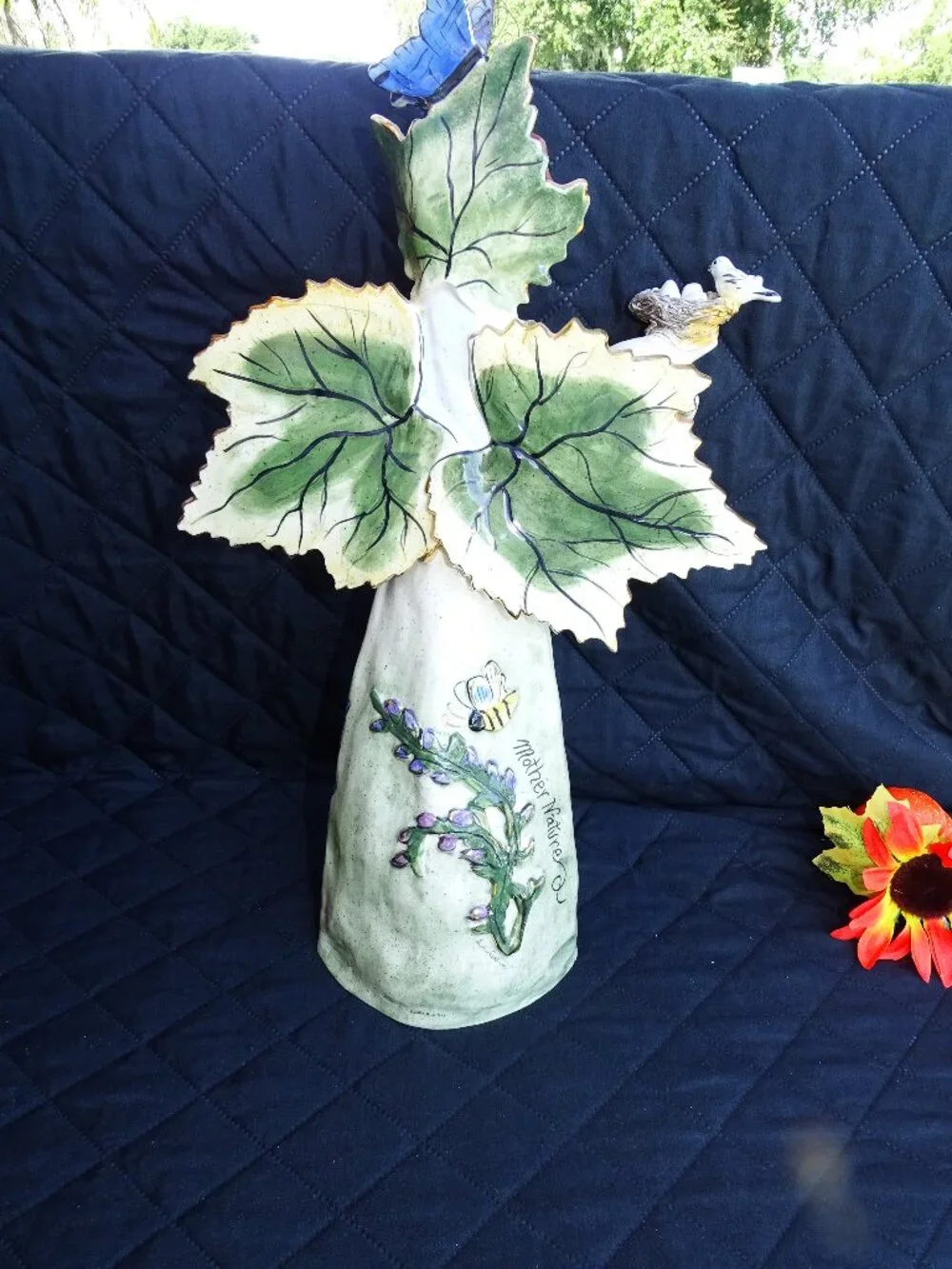 Extra Large Mother Nature T-Lite Candle Holder by Blue Sky Clayworks